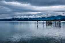 Kalispell: Storm, Flathead Lake, lake