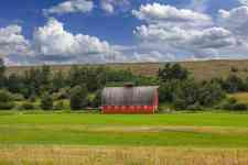 Kalispell: farm, Barn, countryside
